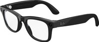 Ray-Ban | Meta Wayfarer (Gen 1) with Meta AI, photo and video capture - Large(Shiny Black, Clear)