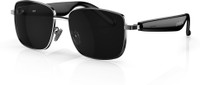 Pebble Onyx Open-Ear Wireless Smart Glasses,BT Calling,Crystal Clear Calls,Dual ENC MIC(Quantum Grey)
