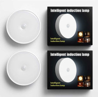 SAASO COOL WHITE BODY INDUCTION SENSOR LED NIGHT LIGHT FOR HOME Motion Sensor Light
