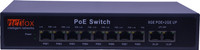 netfox 10 Port POE Switch (8 GIGA POE +2 GIGA Uplink POE) 96W Network Switch(Balck)