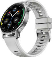 boAt Ultima Prime w/ 1.43"(3.68cm)AMOLED Display,Personalized Nudges,Functional Crown Smartwatch(Silver Mist Strap, Free Size)