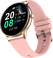 Fire-Boltt Ninja Talk 35.3mm (1.39) Round Bluetooth Calling Metal Body,120 Sports Modes Smartwatch(Gold Strap, 1.39")