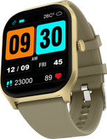 Fire-Boltt Hunter 2.01 inch HD Display Buetooth Calling with Single Chipset, Metal Body Smartwatch(Champagne Gold Strap, Free Size)