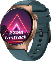 Fastrack Optimus Pro with 1.43 AMOLED Display & AOD(466x466),Functional Crown,BT Calling Smartwatch(Green Strap, Free Size)