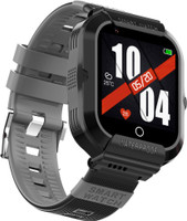 Turet GPS 4G Smart Watch for Kids Boys and Girls with Video Calling and Sim Support Smartwatch(Black Strap, Free)