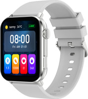 Fire-Boltt Ninja Bell 46.5mm (1.83) Bluetooth Calling Smartwatch, AI Voice, 60 Sports Modes Smartwatch(Silver Strap, Free Size)