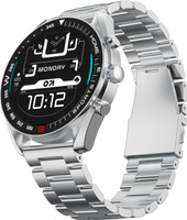 GOBOULT (formerly Boult) Mirage 1.39" Screen, Working Crown, Zinc Alloy Frame, 500 Nit Smartwatch(Inox Steel Strap, Free Size)