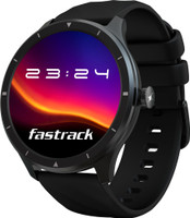 Fastrack Revoltt FR2-1.38''|Advanced Blazing Fast UI|Working Crown|AIVoice Assistant|IP68 Smartwatch(Black Strap, Free Size)