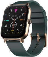 Noise Icon Buzz 1.69" Display with Bluetooth Calling, Built-In Games, Voice Assistant Smartwatch(Green Strap, Regular)