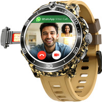 Bestarc Pro Android 5G Smartwatch with HD Touch Screen for Sports Lovers Smartwatch(Dessert Brown Strap, Free Size)