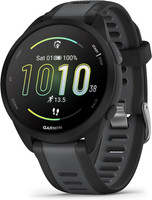 GARMIN Forerunner 165 Black (A04714) Smartwatch(Black & Salte Gray Strap, Free Size)
