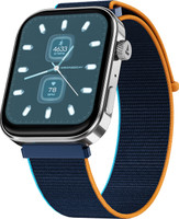 boAt Chrome Endeavour,1.96 AMOLED Display,AI Coach Health Insights,HRV,VO2 Max,IP68 Smartwatch(Fusion Blue Strap, Free Size)