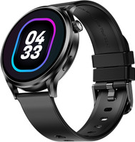 boAt Lunar Discovery Pro, 1.39'' HD Display, QR Tray, Emergency SOS, BT Calling Smartwatch(Active Black Strap, Free Size)