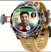 Bestarc Max Android 5G Smartwatch with Google Maps for Men & Women Smartwatch(Dessert Brown Strap, Free Size)