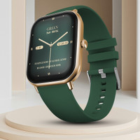 Fire-Boltt Hunter 51.1mm (2.01) HD Display Buetooth Calling with Single Chipset, Metal Body Smartwatch(Green Strap, Free Size)