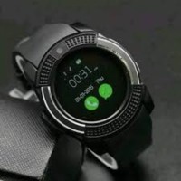 GUGGU OAA_150P_V8 Smart Watch memory card sim support fitness tracker 4G Smartwatch(Black Strap, Free Size)