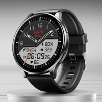 boAt Lunar Prime w/ 3.68 cm(1.45") AMOLED Display, BT Calling & Watch Face Studio Smartwatch(Charcoal Black Strap, Free Size)
