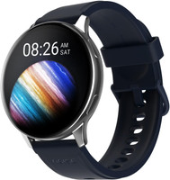 Noise Vortex Plus, 1.46'' AMOLED Display, BT Calling, Sleek Metal Finish Smartwatch(Blue Strap, Regular)