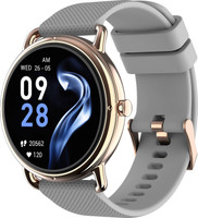 Noise Fit Buzz with 1.32inch HD Round Screen, Bluetooth calling and SPO2 Smartwatch(Grey Strap, Regular)