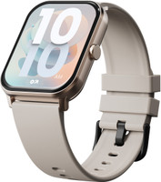GOBOULT (previously Boult) Drift BT Calling HD Display, 140+ Watchface, BT calling Smartwatch(Beige Strap, Free Size)