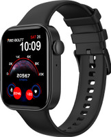 Fire-Boltt Ring 2 Smartwatch(Black Strap, Free Size)