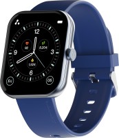 Ambrane Wise Eon Max with 2.01'' Lucid display, BT Calling, with customisable watch face Smartwatch(Blue Strap, Regular)