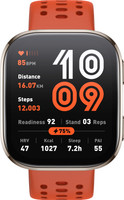 AMAZFIT Bip 6 1.97 AMOLED Display, GPS, Bluetooth Calling Smartwatch(Red Strap, Free Size)