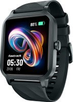 Fastrack FS1-1.83''|BT Calling|Fast Charge|110+ Sports Mode|200+ WatchFaces|IP68 Smartwatch(Black Strap, Free Size)