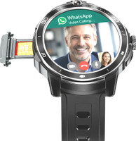 RATNARAJ COMPUTER SYSTEMS Android 5G Smartwatch HD Display Facebook/GPS/Bluetooth [LWA-ST] Smartwatch(Jet Eclipse Strap, Free Size)