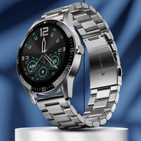 Fire-Boltt Talk 35.3mm (1.39) Bluetooth Calling with SpO2, Metal Body & Luxury Design Smartwatch(Silver C Strap, 46)