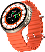 Fire-Boltt Cyclone 40.6mm (1.6) Round Display, Motion Sensor Gaming, APP Enabled GPS Sports Smartwatch(Orange Strap, Onesize)