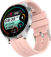 alt Spunk, 1.45" High Res Single Chip Bluetooth Calling AGPS 100+ Watchfaces Metal Smartwatch(Blush Pink Strap, Regular)