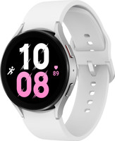 SAMSUNG Watch 5 44mmSuper AMOLED displayLTE calling & body composition tracking(Silver Strap, Free Size)