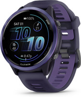 GARMIN Forerunner 570 47Mm Indigo Aluminium Smartwatch(Indigo Purple Strap, Free Size)