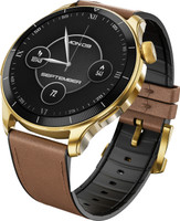 boAt Chrome Eon,AI Coach Health Insights,1.43inchAMOLED Display,Advanced S1 Processor Smartwatch(Cocoa Brown Strap, Free Size)