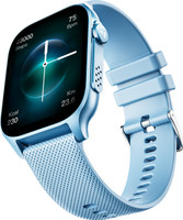 boAt Ultima Ember w/ 1.96''(4.97cm)AMOLED Screen,Personalized Nudges,Functional Crown Smartwatch(Mist Blue Strap, Free Size)