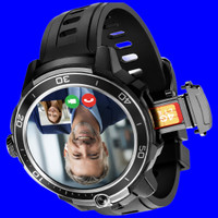 Bestarc Max Android 5G Smartwatch with Google Maps for Fitness Users Smartwatch(Jet Eclipse Strap, Free Size)