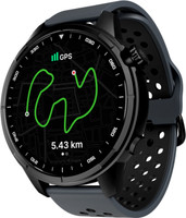 Cult Velocity with Built-in Turbo Track GPS,1.4'' AMOLED Display, Compass, BT Calling Smartwatch(Sporty Grey Strap, Free Size)