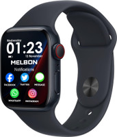 Melbon TimeNova Smartwatch with Bluetooth Calling, Fitness Tracker, SpO2, AI Voice Smartwatch(BlackX Strap, 2.01 Free size “Stay Connected, Stay Fit – TimeNova Has It All!”)