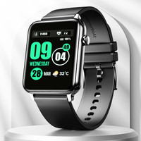 boAt Storm Call w/ 4.29 cm(1.69"), BT Calling & 550 Nits Brightness Smartwatch(Pitch Black Strap, Free Size)