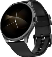 Noise Twist 2,1.43''AMOLED Display, AI Search & Voice Assistant, Bluetooth Calling Smartwatch(Jet Black Strap, Regular)