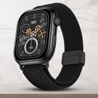 Fire-Boltt Brillia Pro 51.3mm (2.02) Largest AMOLED Display, Bluetooth Calling,Premium Look Smartwatch(Black Wave Strap, Free Size)