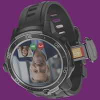 Bestarc Max Android 5G Smartwatch with Google Maps for Men Smartwatch(Jet Eclipse Strap, Free Size)