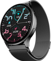 boAt Lunar Prime w/ 3.68 cm(1.45") AMOLED Display, BT Calling & Watch Face Studio Smartwatch(Metal Black Strap, One Size)