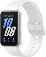 Samsung Galaxy Fit3 | AMOLED Display & Aluminium Body | Upto 13Day Battery | 5ATM & IP68(White Strap, Free Size)