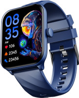 Cellecor M5 PLUS 2.01" IPS HD Display | 700 NITS | BT-Calling | AOD | IP67 | BT v5.4| Smartwatch(Blue Strap, Free Size)