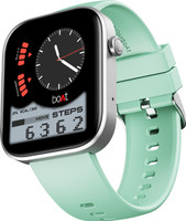 boAt Storm call 3 w/TBT Navigation,Watch Face Studio,1.83''(4.6 cm)HD Display,QR Tray Smartwatch(Mint Green Strap, Free Size)