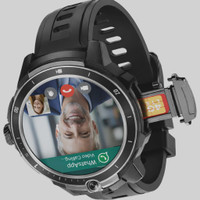 Bestarc Max Android 5G Smartwatch with Google Maps for Sports Lovers Smartwatch(Jet Eclipse Strap, Free Size)