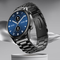 Noise Evolve 3 1.43" AMOLED Always-On Display with Bluetooth Calling, Metallic Design Smartwatch(Elite Black Strap, Regular)