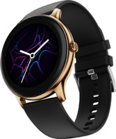 Fire-Boltt Ninja Talk 35.3mm (1.39) Round Bluetooth Calling Metal Body,120 Sports Modes Smartwatch(Gold Black Strap, Free Size)